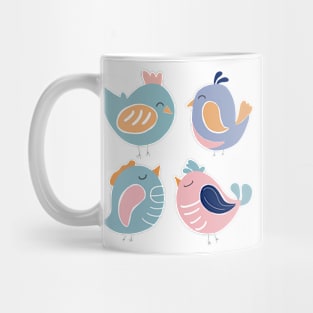 Cheerful birds Mug